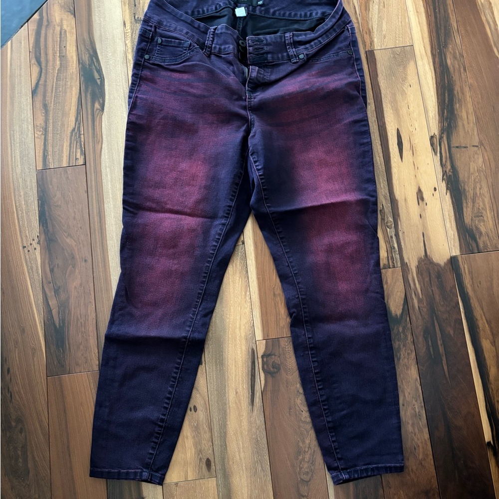 Torrid Deep Purple Skinny Jeans